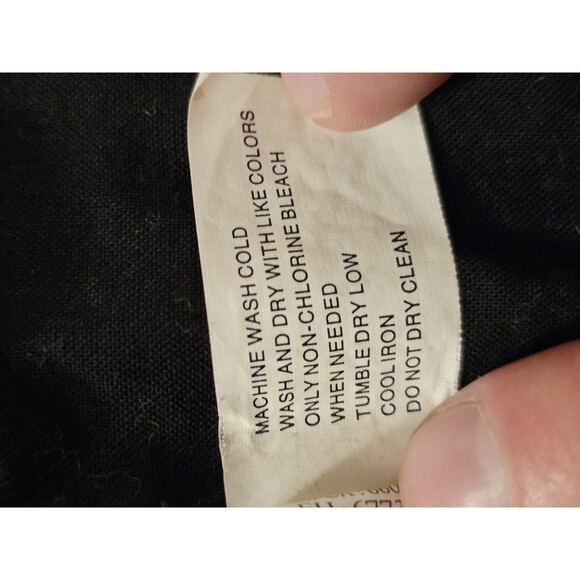 Gap Mens M-65 Military Field Jacket Size Large Black Utility Coat Epaulettes EUC - Picture 9 of 9